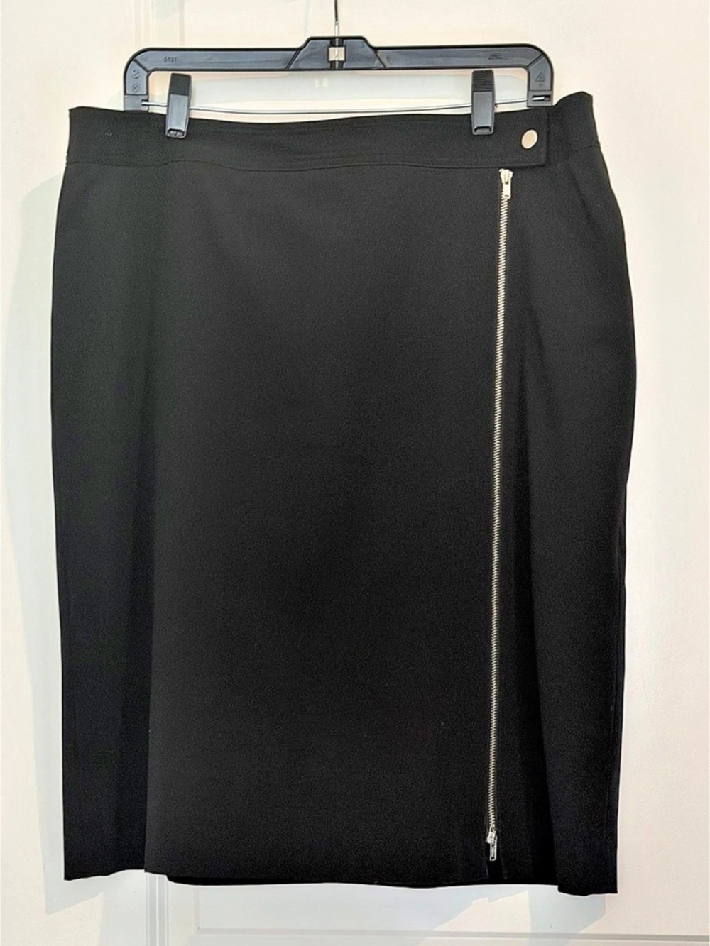 Apostrophe Black Midi Skirt Size 16W Like New